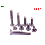 M1,2 TYTANOWE ŚRUBY GRADE 2 DIN 965